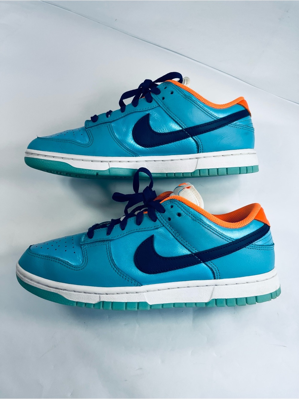 Nike Dunk Low Retro SE Baltic Blue Deep Royal  With Orange #HQ1538-416 Men’s 8.5